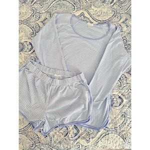 Lake Pajamas Pima Shorts Set in Hydrangea